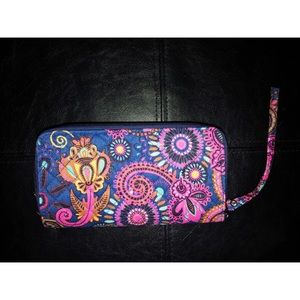 QUILTED FLORAL WALLET